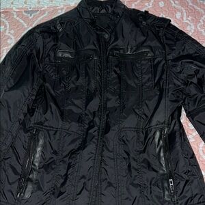 Guess Black Logo Detail Jacket